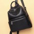 Женский кожаный рюкзак-сумка Tiding Bag 23941 черный 30×25×12 — городской рюкзак с отделениями для гаджетов