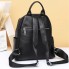 Женский кожаный рюкзак-сумка Tiding Bag 23941 черный 30×25×12 — городской рюкзак с отделениями для гаджетов