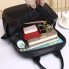 Женский кожаный рюкзак с тиснением под рептилию Tiding Bag 34926 черный 23×30×13 — компактный городской рюкзак