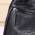 Женский кожаный рюкзак с тиснением под рептилию Tiding Bag 34926 черный 23×30×13 — компактный городской рюкзак