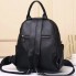 Женский кожаный рюкзак с тиснением под рептилию Tiding Bag 34926 черный 23×30×13 — компактный городской рюкзак