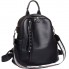 Классический женский кожаный рюкзак Tiding Bag 94083 черный – практичный городской формат.