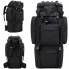 Рюкзак мужской тактический Tactical Travel A21 Черный 70 л большой туристический для походов, охоты, рыбалки и путешествий с дождевиком