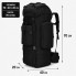 Рюкзак мужской тактический Tactical Travel A21 Черный 70 л большой туристический для походов, охоты, рыбалки и путешествий с дождевиком