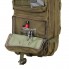 Рюкзак мужской тактический Trizand 8920 35 л оливковый с системой MOLLE, быстрым съемом и поясным ремнем