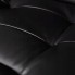 Кресло офисное компьютерное вращающееся Malatec 23286 Black стул на колесах с подставкой для ног наклоном спинки и регулятором высоты
