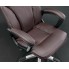 Кресло офисное компьютерное вращающееся Sofotel EG-222 Brown стул на колесах с наклоном спинки и регулятором высоты