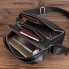 Мужская кожаная сумка барсетка через плечо Tiding Bag A25-1278C — компактный мессенджер для города