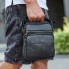 Мужская кожаная сумка мессенджер Tiding Bag M2237A — компактная барсетка на каждый день