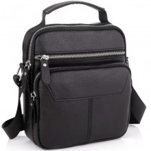 Мужская кожаная сумка мессенджер Tiding Bag M2237A — компактная барсетка на каждый день Мужская кожаная сумка мессенджер Tiding Bag M2237A — компактная барсетка на каждый день
