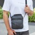 Мужская кожаная сумка мессенджер Tiding Bag M2237A — компактная барсетка на каждый день