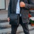 Мужская кожаная сумка мессенджер Tiding Bag 75-5271 черная 22×26×6 — удобная сумка планшет через плечо