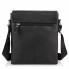 Мужская кожаная сумка планшет через плечо Tiding Bag SK A75-181 черная 23×26×6 — удобный мессенджер для документов и города