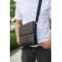 Мужская кожаная сумка планшет через плечо Tiding Bag SK A75-181 черная 23×26×6 — удобный мессенджер для документов и города