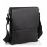 Мужская кожаная сумка планшет через плечо Tiding Bag SK A75-181 черная 23×26×6 — удобный мессенджер для документов и города
