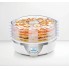 Сушилка электрическая для овощей фруктов грибов и мяса Quigg XJ-14709C0 дегидратор на 350 Вт 5 лотков терморегулятор с таймером ЖК дисплей