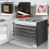 Сушилка электрическая для овощей фруктов грибов и мяса Clatronic DR 3773 сушильный шкаф дегидратор на 450 Вт терморегулятор 6 поддонов для сушки 2,6 кг продуктов