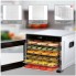 Сушилка электрическая для овощей фруктов грибов и мяса Profi Cook PC-DR 1218 сушильный шкаф дегидратор на 650 Вт 6 полок терморегулятор и таймер LED дисплей