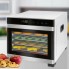 Сушилка электрическая для овощей фруктов грибов и мяса Profi Cook PC-DR 1218 сушильный шкаф дегидратор на 650 Вт 6 полок терморегулятор и таймер LED дисплей