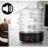 Сушилка электрическая для овощей фруктов грибов и мяса Mozano Food Dehydrator Black дегидратор на 500 Вт 6 лотков терморегулятор