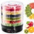 Сушилка электрическая для овощей фруктов грибов и мяса Mozano Food Dehydrator Black дегидратор на 500 Вт 6 лотков терморегулятор