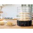Сушилка электрическая для овощей фруктов грибов и мяса Mozano Food Dehydrator Black дегидратор на 500 Вт 6 лотков терморегулятор