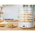 Сушилка электрическая для овощей фруктов грибов и мяса Mozano Food Dehydrator White дегидратор на 500 Вт 6 лотков терморегулятор