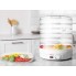 Сушилка электрическая для овощей фруктов грибов и мяса Mozano Food Dehydrator White дегидратор на 500 Вт 6 лотков терморегулятор