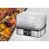 Сушилка электрическая для овощей фруктов грибов и мяса Profi Cook PC-DR 1116 дегидратор на 350 Вт на 4 лотка терморегулятор таймер и ЖК дисплей