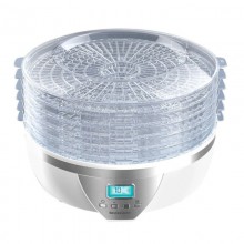 Сушилка электрическая для овощей фруктов грибов и мяса Silver Crest SDA 350 A2 дегидратор на 350 Вт 5 лотков таймер ЖК дисплей Сушилка электрическая для овощей фруктов грибов и мяса Silver Crest SDA 350 A2 дегидратор на 350 Вт 5 лотков таймер ЖК дисплей