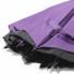 Зонт мужской и женский складной полу автомат Umbrella № 63J ветрозащитный обратного сложения стальной корпус двойной купол Фиолетовый