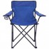 Стул раскладной рыбацкий и для кемпинга со спинкой Camping quad chair HX 001 складное кресло с подстаканником и металлическим каркасом нагрузка 120 кг Синий