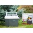 Автомобильный переносной мини холодильник Royalty Line RL-CB24 Grey портативный для напитков и продуктов на 25 л питание 12 В и сеть 220 В с подогревом