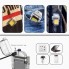 Электроимпульсная электронная зажигалка ARC Lighter 209 плазменная дуговая для сигарет электрическая с зарядкой от USB с фонариком