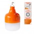 Фонарь светодиодный аккумуляторный кемпинговый Sun Lamp 30 Вт подвесная лампа с USB зарядкой и крючком для подвешивания Оранжевый