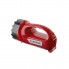 Фонарь светодиодный аккумуляторный INTERTOOL LB-0101 Black/Red ручной переносной 1 LED 5 W и боковая откидная лампа на 15 SMD