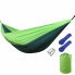 Гамак для дачи подвесной туристический Travel Hammock Зеленый нейлоновый 2 х 0,8 м нагрузка до 100 кг + чехол (49259)