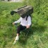 Кресло туристическое складное для кемпинга и рыбалки Trizand 23672 "Panama" стул с навесом подлокотниками и подстаканником нагрузка 100 кг + чехол