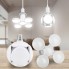 Лампочка люстра светодиодная раскладная Football UFO Lamp E27 LED лампа для дома на 40 Вт питание 220В Белая