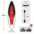 Надувная ПВХ лодка Intex Explorer K2 68307 двухместная байдарка каяк с килем надувным дном с веслами и насосом 312 х 91 см