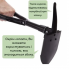 Лопата саперная туристическая пила и кирка 3 в 1 Shovel складная металлическая со штыком и чехлом 56 см Черный