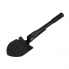 Лопата саперная туристическая пила и кирка 5 в 1 Shovel Черная складная металлическая со штыком открывалкой компасом и чехлом