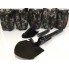 Лопата саперная туристическая пила и кирка 5 в 1 Shovel Черная складная металлическая со штыком открывалкой компасом и чехлом
