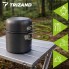 Набор походной посуды Trizand 27413 на 1-2 человека алюминиевый 1,2 л со складными приборами и чехлом