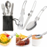 Набор туристической посуды Camping cooking DM 308 для походов кемпинга и путешествий с сумкой Черный