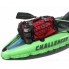 Надувная ПВХ лодка Intex Challenger K2 68306 двухместная байдарка каяк с килем надувным дном с веслами и насосом 351 х 76 х 38 см