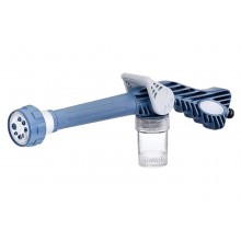 Насадка распылитель воды на шланг для полива 8 в 1 EZ Jet Water Cannon садовый водомет с отсеком для моющих средств или опрыскивателя
