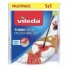 Насадка для швабри комплект 2 шт Vileda Easywring & Clean Turbo 2 запасні катриджі з мікрофоібри для миття підлоги