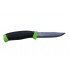 Нож походный туристический MORA Morakniv Companion Green для выживания кемпинга и дома нескладной из нержавеющей стали с ножнами на ремень