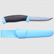 Нож походный туристический MORA Morakniv Companion Blue для выживания кемпинга и для дома нескладной из нержавеющей стали с ножнами на ремень Нож походный туристический MORA Morakniv Companion Blue для выживания кемпинга и для дома нескладной из нержавеющей стали с ножнами на ремень